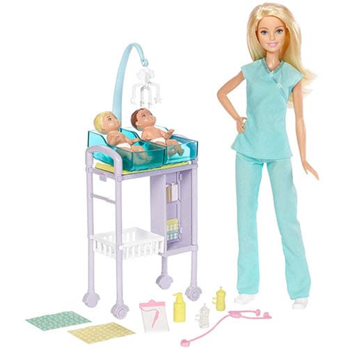 barbie careers fast cast clinic playset