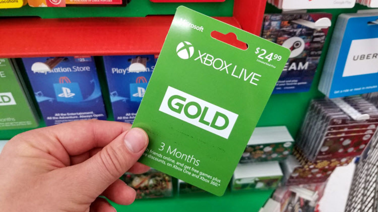 xbox live gold online purchase