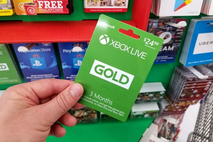 xbox gold subscription